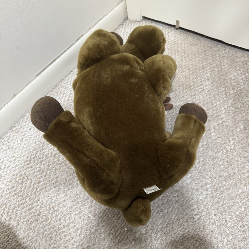 Dakin Lou Rankin Miles Moose Brown Cuddly 24" Plush Stuffed Animal Realistic NWT - Picture 10 of 11